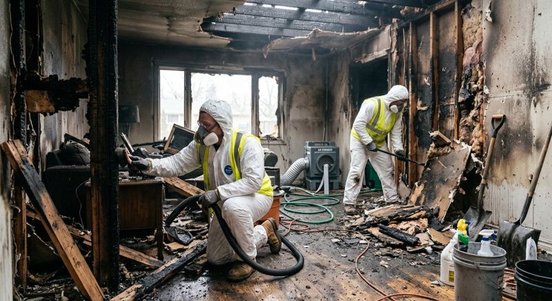Fire Damage Cleanup in Scottsdale, AZ