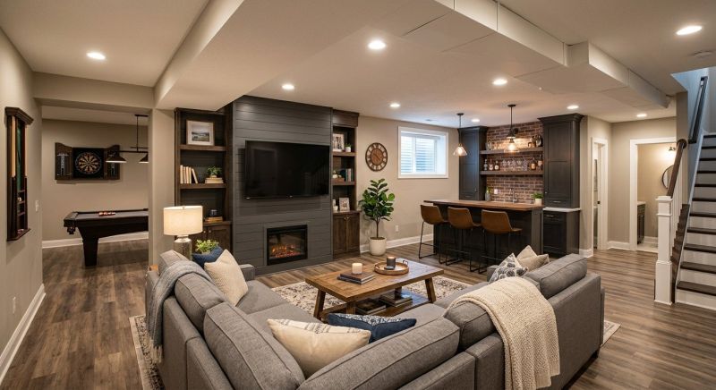Basement Conversion in Alpharetta, GA