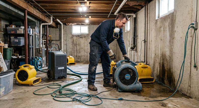 Basement Drying in Wilmington, NC