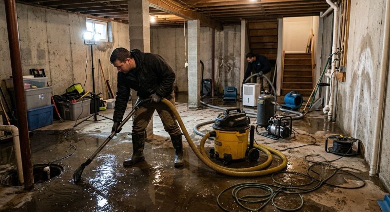 Basement Water Cleanup in Santa Rosa, CA
