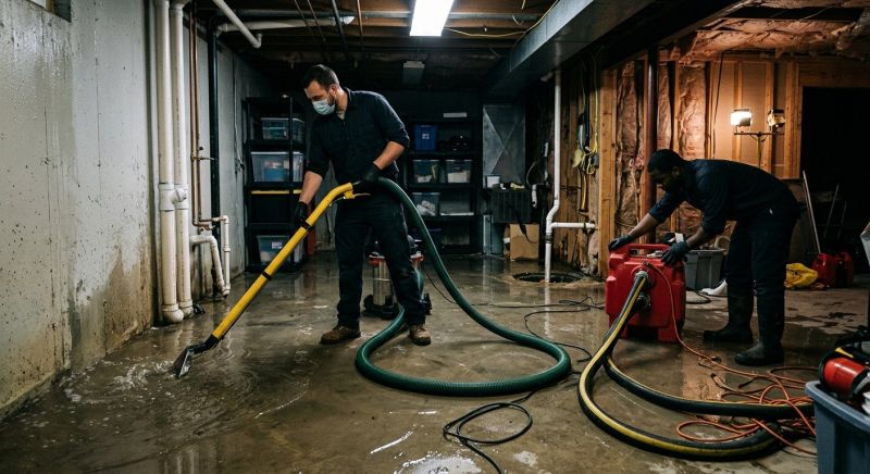 Basement Water Extraction in Scottsdale, AZ