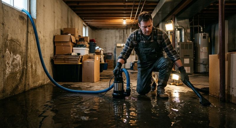 Basement Water Extraction in Scottsdale, AZ