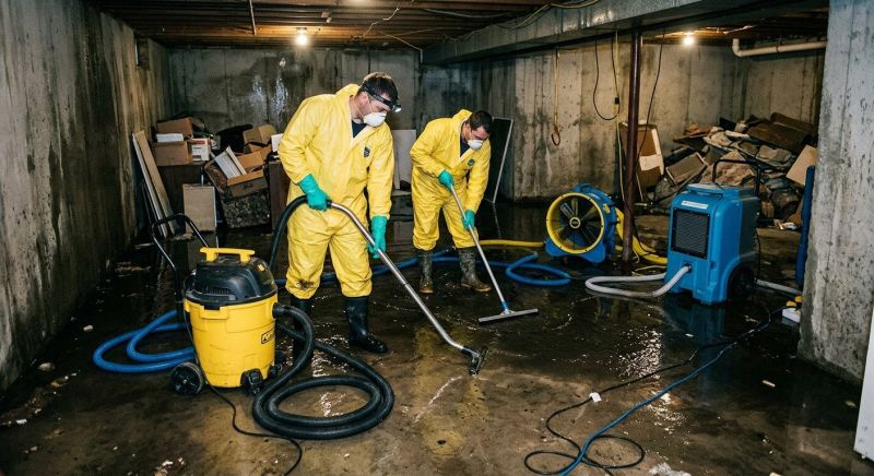 Basement Water Extraction in Scottsdale, AZ