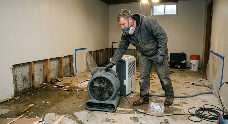 Basement Water Mitigation in Santa Rosa, CA