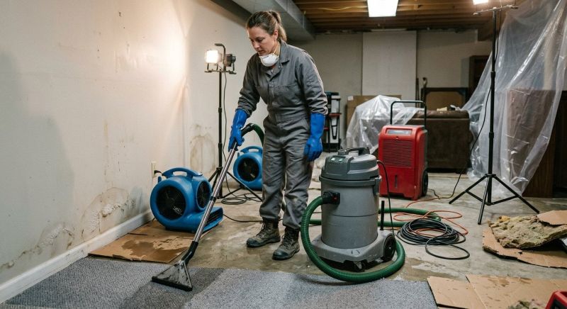Basement Water Mitigation in Wilmington, NC