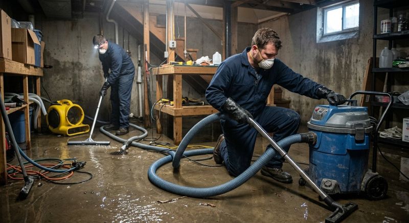 Basement Water Removal in Mesa, AZ