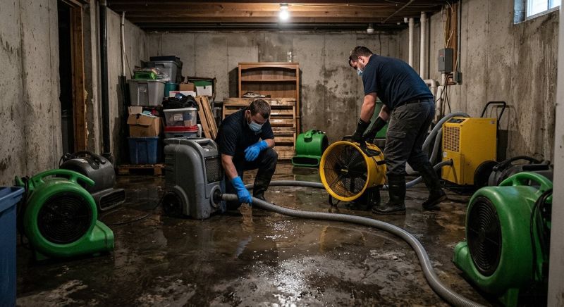 Basement Water Removal in Scottsdale, AZ