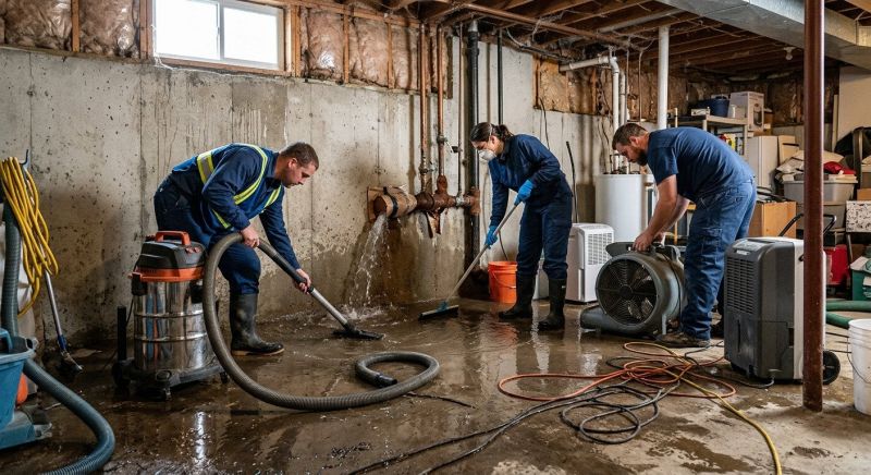 Burst Pipe Cleanup in Wilmington, NC
