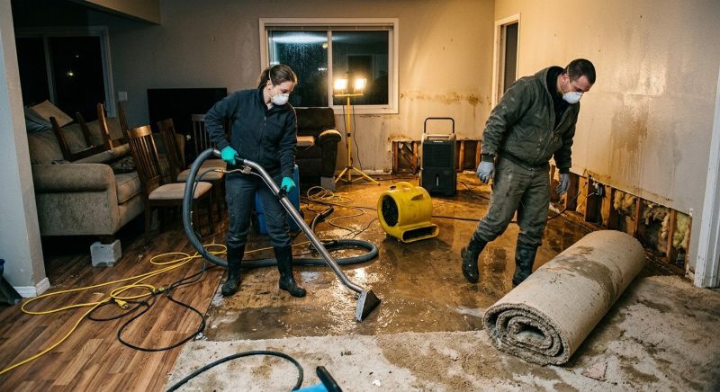 Crawlspace Water Cleanup in Santa Rosa, CA