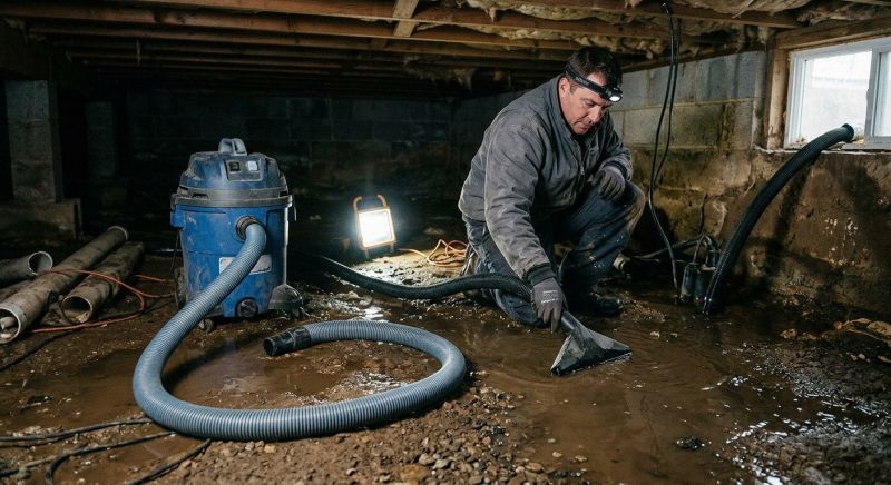 Crawlspace Water Removal in Mesa, AZ