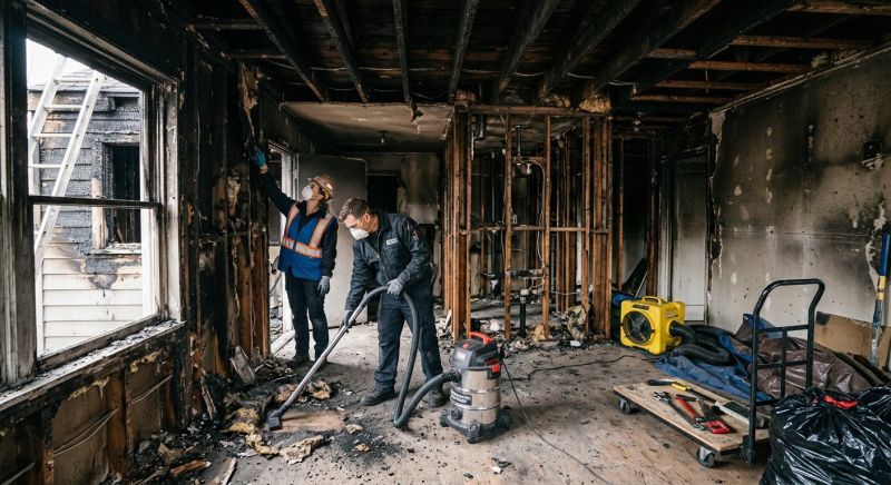 Fire Damage Cleanup in Scottsdale, AZ