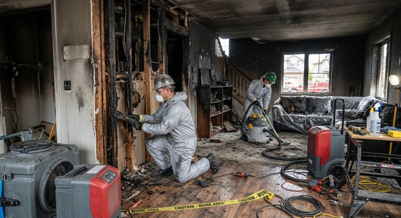 Fire Damage Cleanup in Mesa, AZ