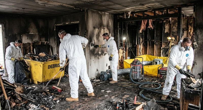 Fire Damage Cleanup in Gilbert, AZ