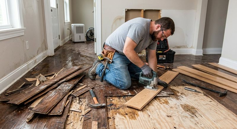 Flooded Floor Repair in Santa Rosa, CA