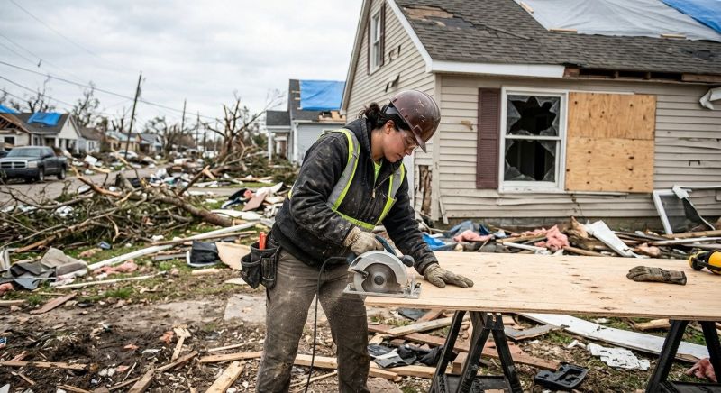 Hurricane Damage Restoration in Kansas City, KS