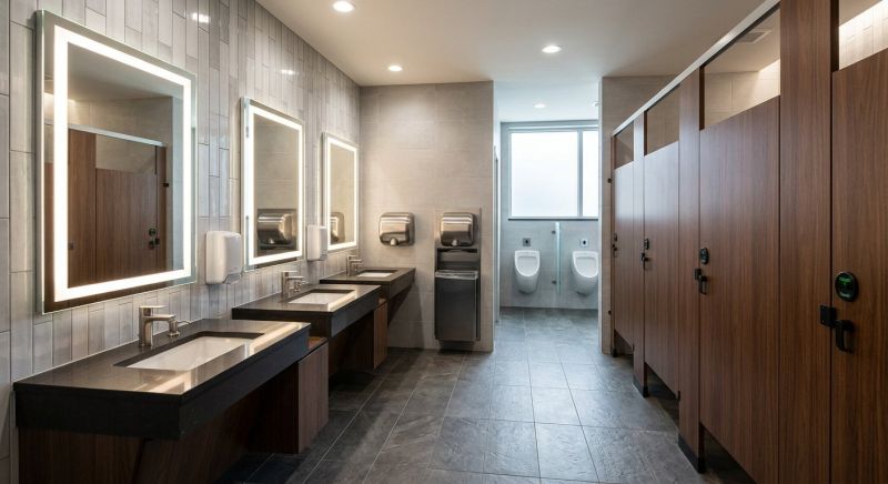 Industrial Bathroom Renovation in North Charleston, SC