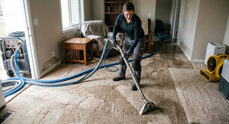 Wet Carpet Drying in Santa Rosa, CA