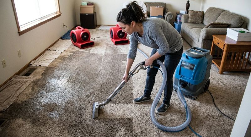 Wet Carpet Restoration in Wilmington, NC